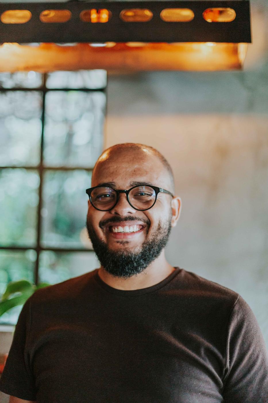 Retrato de Jean Sousa sorrindo